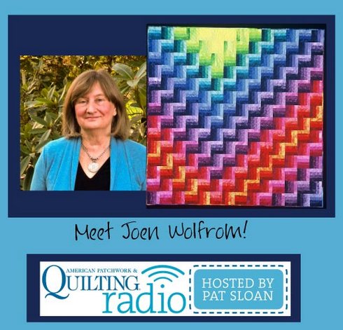 Pat Sloan American Patchwork and Quilting radio Joen Wolfrom guest Pat Sloan American Patchwork and Quilting radio Joen Wolfrom guest