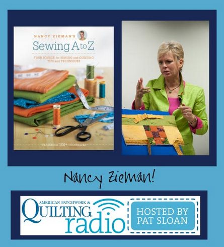 Pat Sloan American Patchwork and Quilting radio Nancy Zieman guest