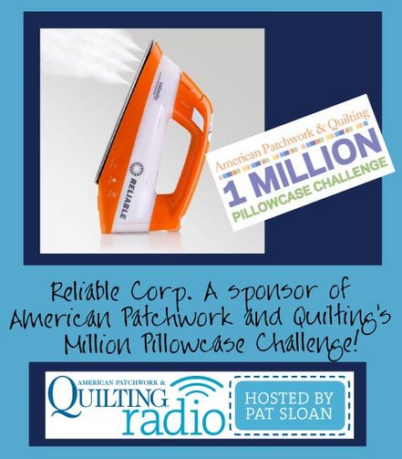 Pat Sloan American Patchwork and Quilting radio Reliable guest