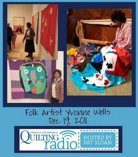 Pat Sloan American Patchwork and Quilting radio Yvonne Wells guest