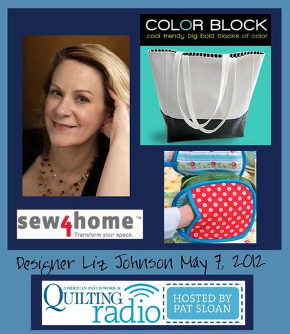 Pat Sloan American Patchwork and Quilting radio Liz Johnson guest pic Pat Sloan American Patchwork and Quilting radio Liz Johnson guest pic