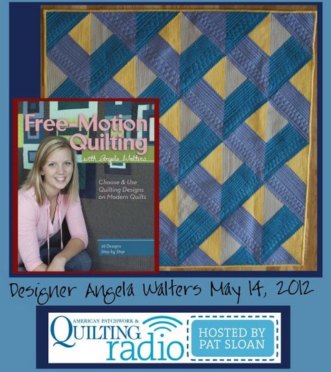 Pat Sloan American Patchwork and Quilting radio Angela Walters guest pic Pat Sloan American Patchwork and Quilting radio Angela Walters guest pic