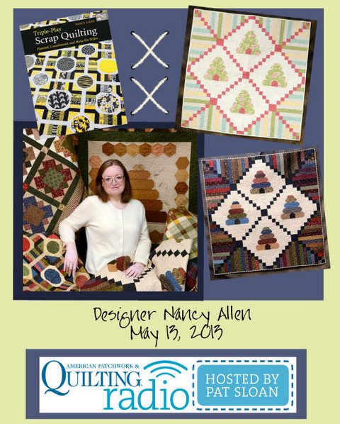 Pat Sloan American Patchwork and Quilting radio Nancy Allen guest Pat Sloan American Patchwork and Quilting radio Nancy Allen guest