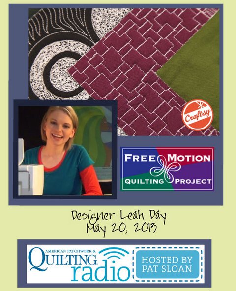Pat Sloan American Patchwork and Quilting radio Leah Day guest Pat Sloan American Patchwork and Quilting radio Leah Day guest