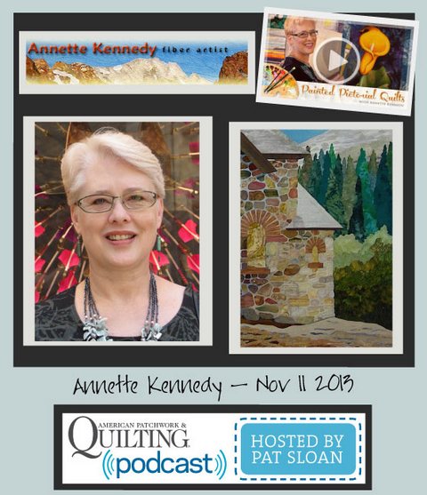 Pat Sloan American Patchwork and Quilting radio Annette Kennedy Nov guest