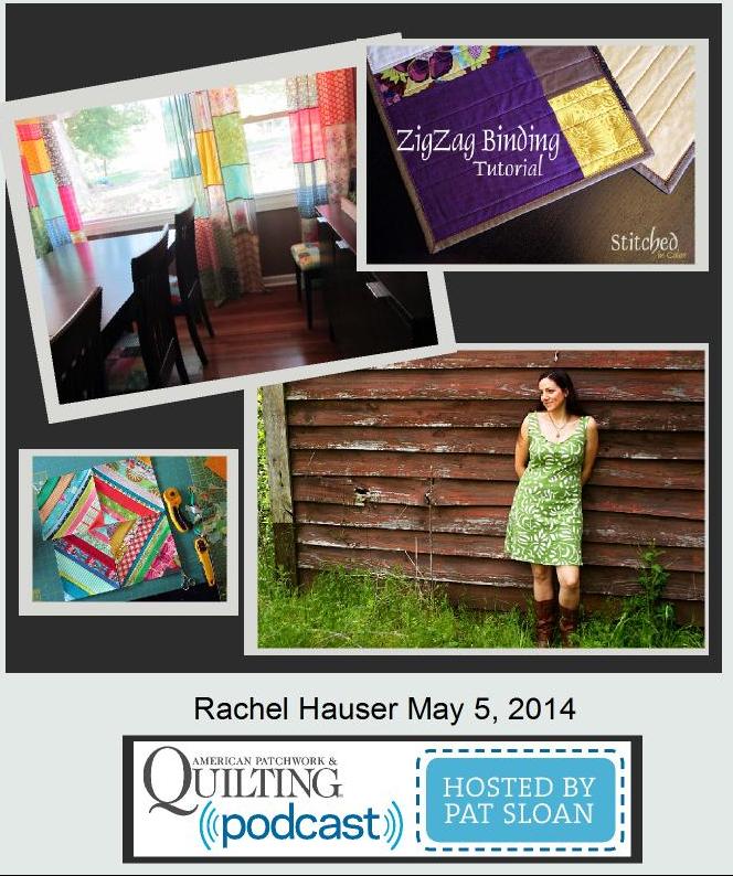 Pat Sloan American Patchwork and Quilting radio Rachel Hauser guest Pat Sloan American Patchwork and Quilting radio Rachel Hauser guest