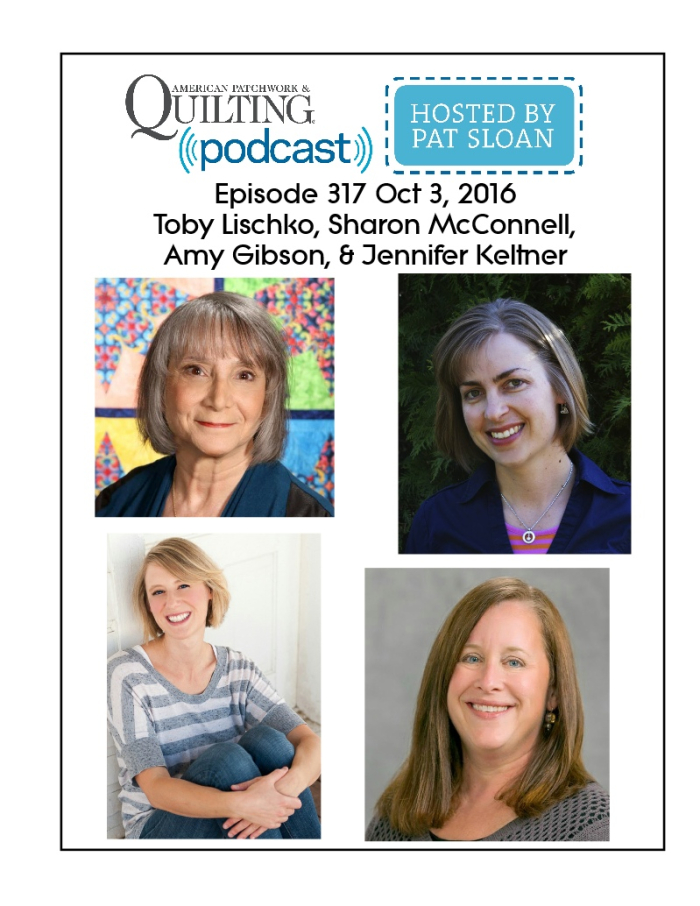 2 American Patchwork Quilting Pocast episode 317 Oct 3 2016