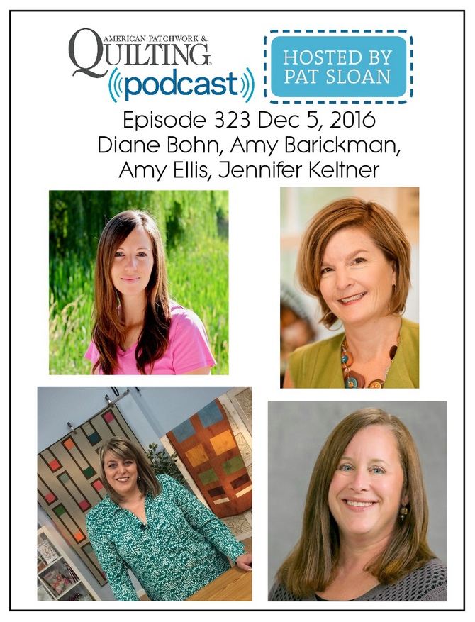2 American Patchwork Quilting Pocast episode 323 Dec 5 2016