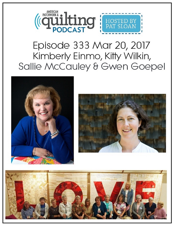 2 American Patchwork Quilting Pocast episode 333 Mar 20 2017