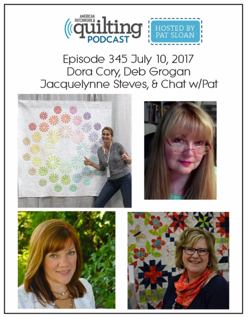 American Patchwork Quilting Pocast episode 345