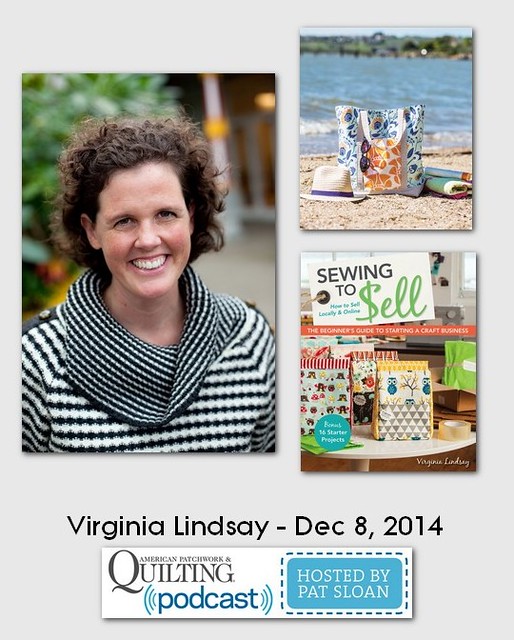 American Patchwork and Quilting Pocast Virginia Lindsay Dec 2014