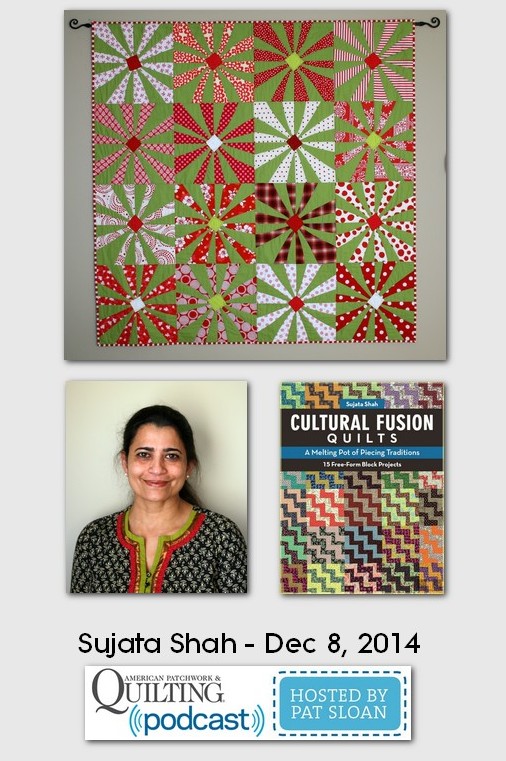 American Patchwork and Quilting Pocast Sujata Shah Dec 2014