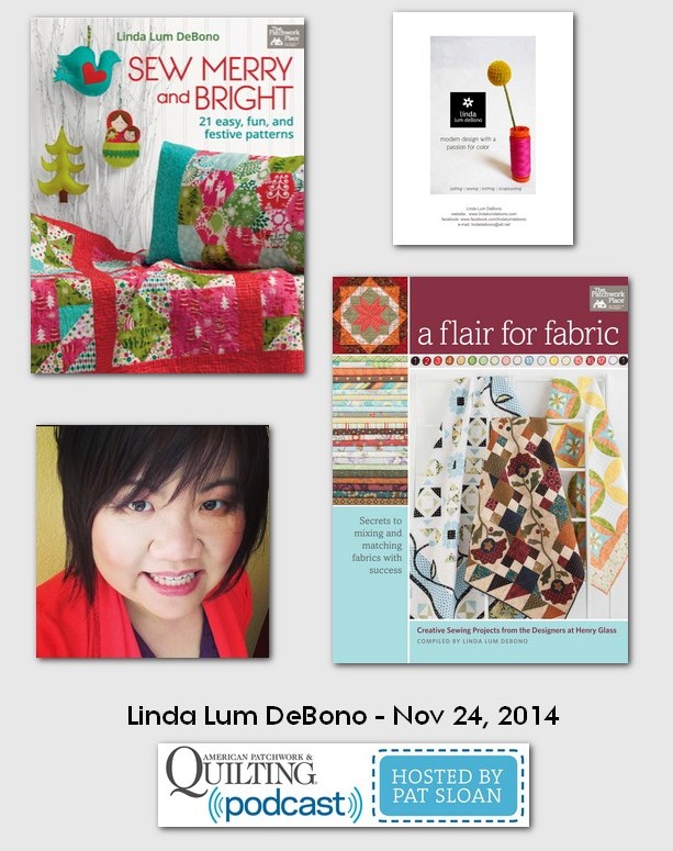 American Patchwork and Quilting Pocast Linda Lum DeBono Nov 2014