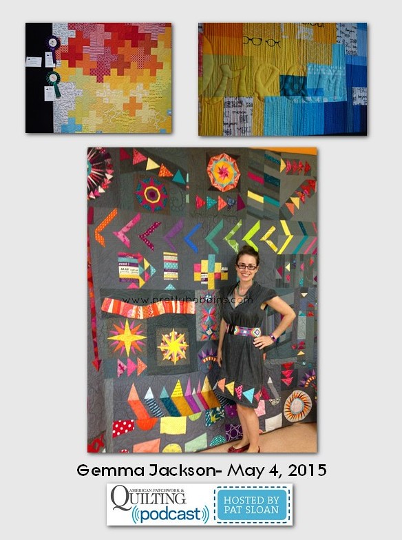American Patchwork and Quilting Pocast guests Gemma Jackson May 2015