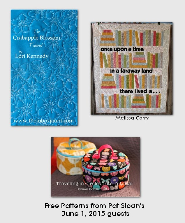 pat sloan June 1 2015  free patterns